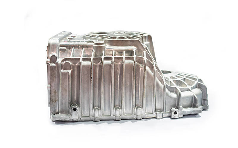 Automotive aluminum alloy concave crankcase engine die casting